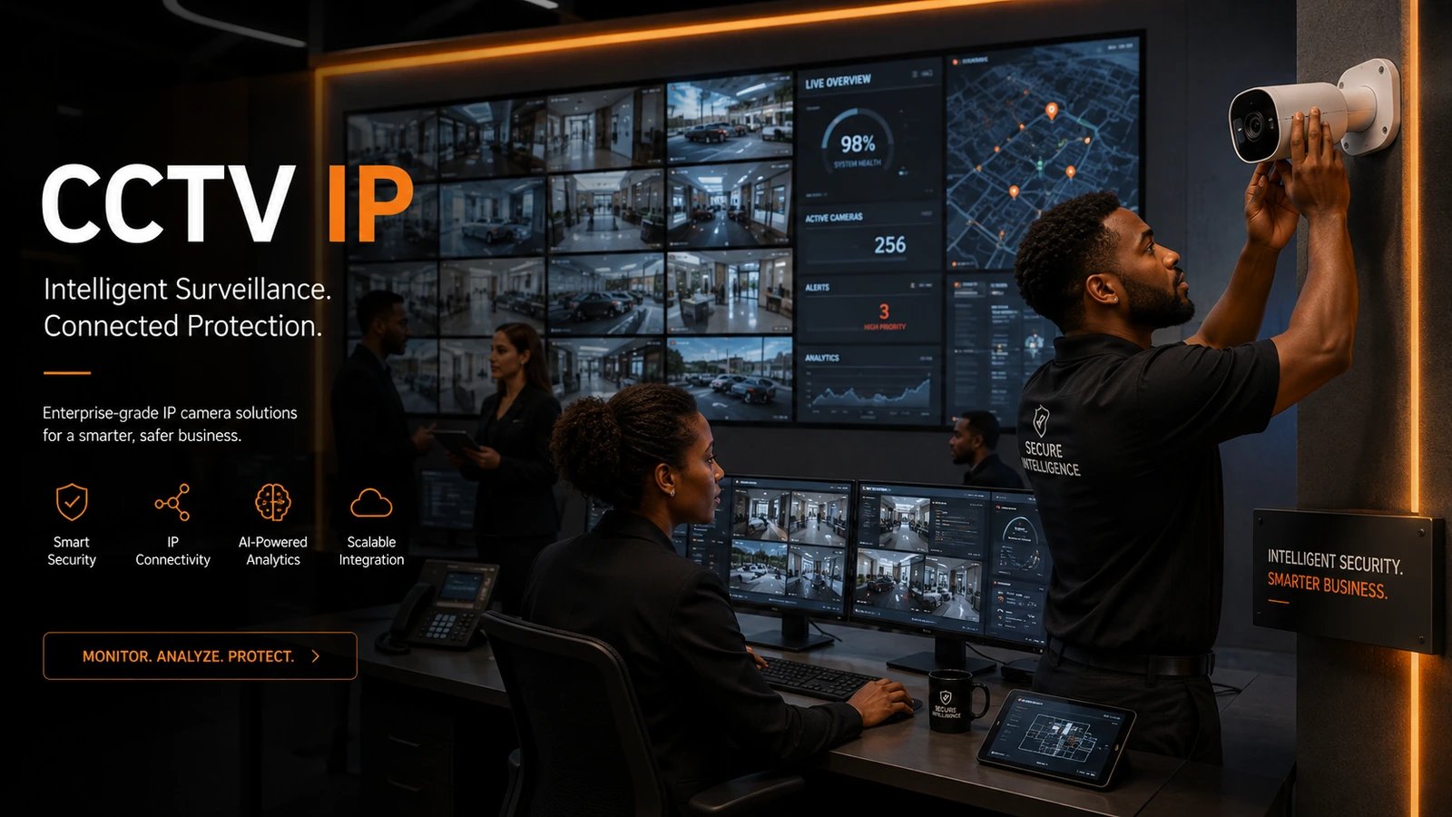 Segurança Integrada & CCTV IP